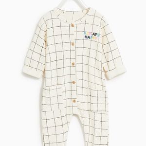Zara Baby Plaid Jumpsuit Size 2/3
